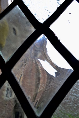 Leaded windows at Doune Castle